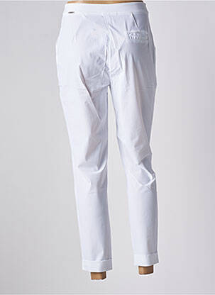 Pantalon slim alb MALOKA femeie