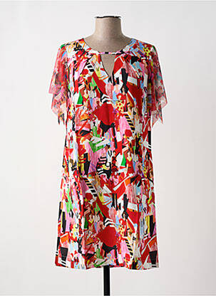Rochie midi roșu MALOKA femeie