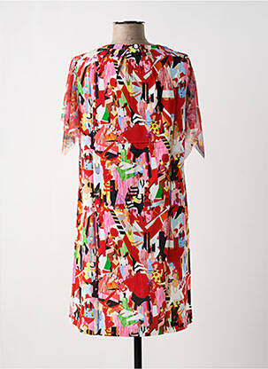 Rochie midi roșu MALOKA femeie