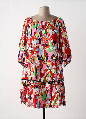 Rochie midi roșu MALOKA femeie