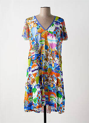 Rochie midi albastru MALOKA femeie