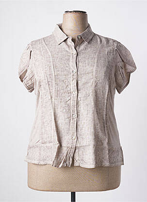 Cămașă taupe MALOKA femeie