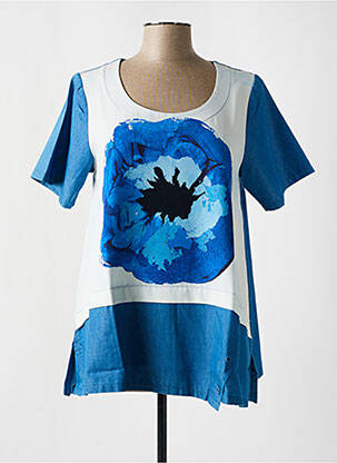 Tricou albastru G!OZE femeie