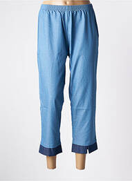 Pantalon 7/8 albastru G!OZE femme