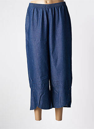 Pantalon trei sferturi albastru G!OZE femeie