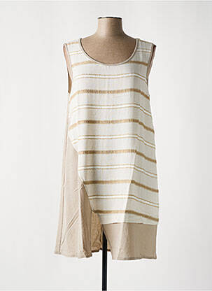 Rochie scurtă ecru G!OZE femeie