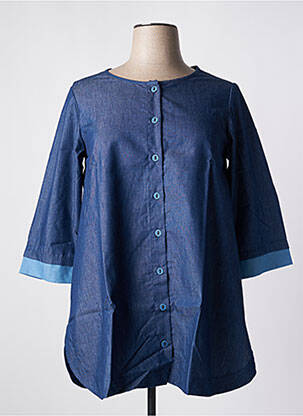 Tunică mâneci lungi albastru G!OZE femeie