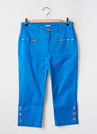 Pantalon trei sferturi albastru PAUL BRIAL femme