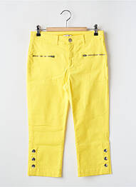 Pantalon trei sferturi galben PAUL BRIAL femme