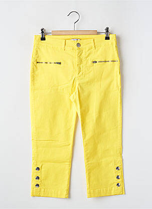 Pantalon trei sferturi galben PAUL BRIAL femeie