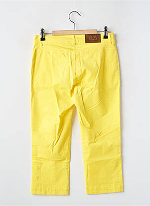 Pantalon trei sferturi galben PAUL BRIAL femeie
