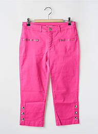 Pantalon trei sferturi roz PAUL BRIAL femme