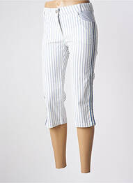 Pantalon trei sferturi albastru PAUL BRIAL femme