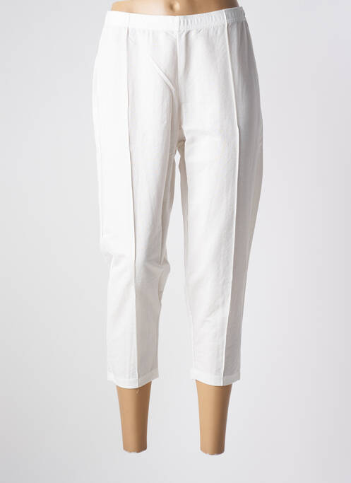 Pantalon trei sferturi ecru G!OZE femeie