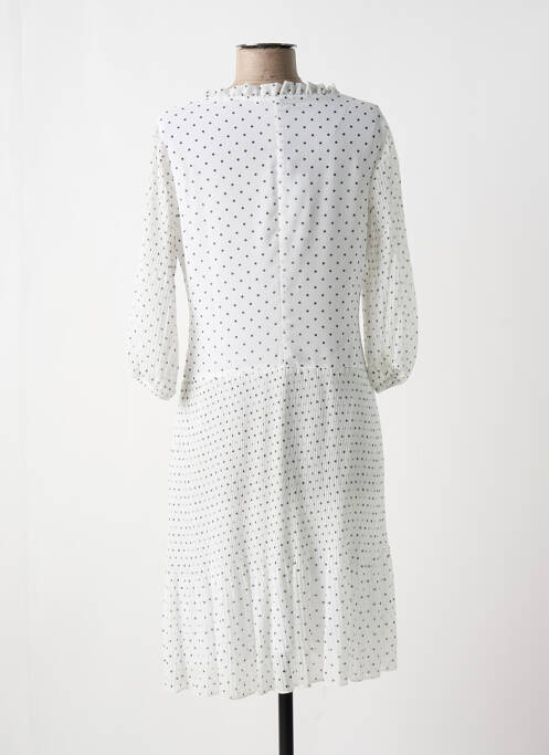 Rochie midi alb PAUL BRIAL femeie