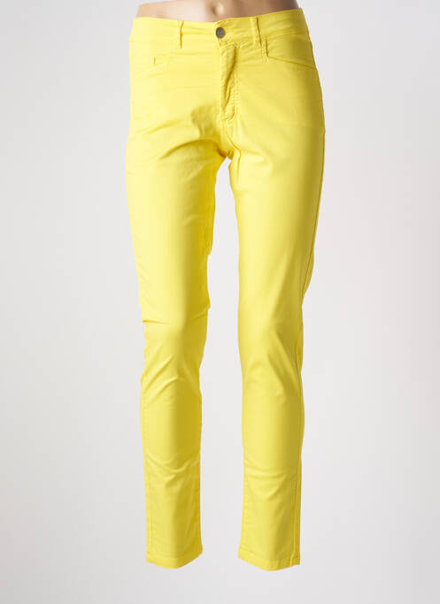 Pantalon slim galben PAUL BRIAL femeie