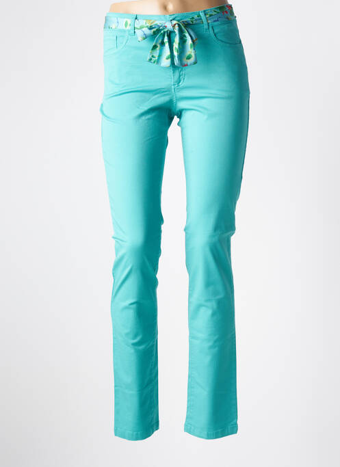 Pantalon slim albastru PAUL BRIAL femeie