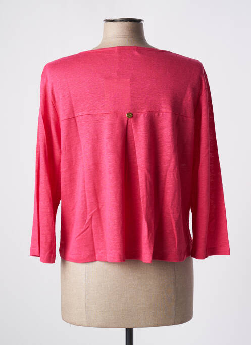 Vestă cu mâneci lungi roz PAUL BRIAL femeie