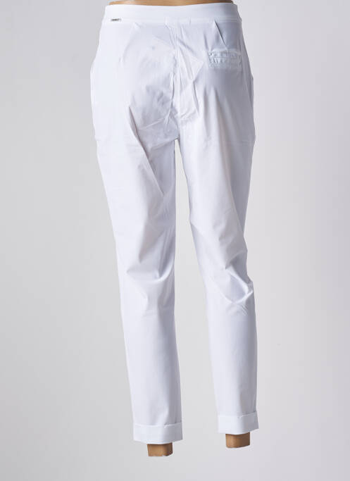 Pantalon slim alb MALOKA femeie