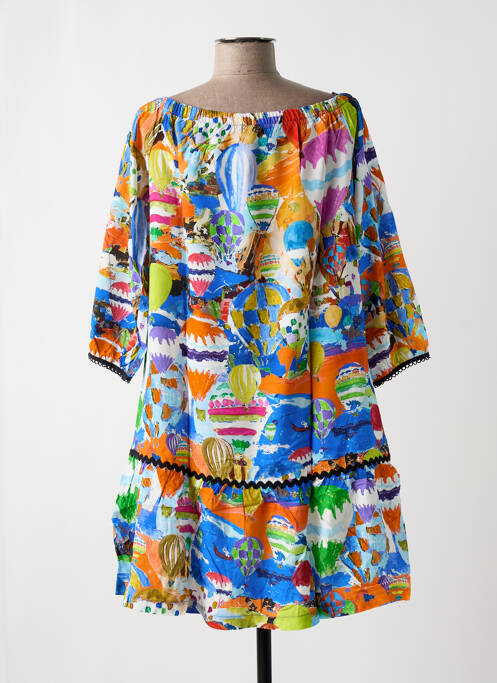 Rochie midi portocaliu MALOKA femeie