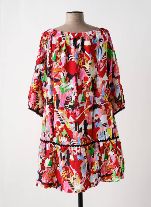 Rochie midi roșu MALOKA femeie