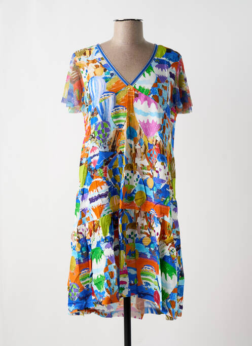 Rochie midi albastru MALOKA femeie