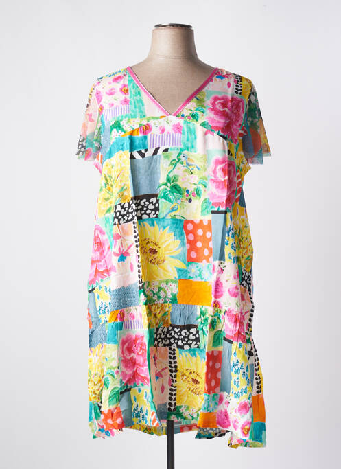 Rochie scurtă roz MALOKA femeie