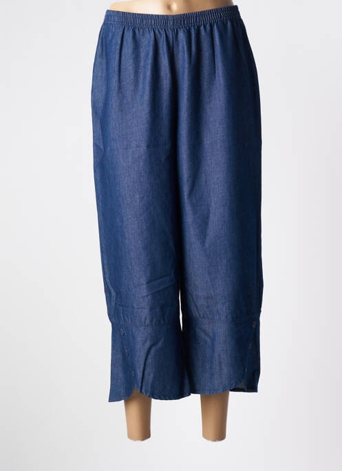 Pantalon trei sferturi albastru G!OZE femeie