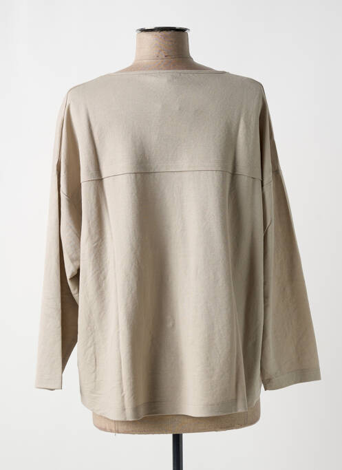 Vestă cu mâneci lungi bej G!OZE femeie