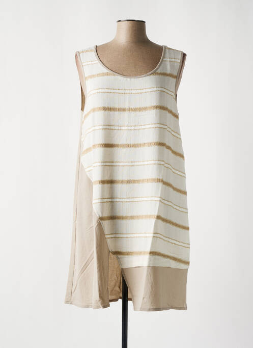 Rochie scurtă ecru G!OZE femeie