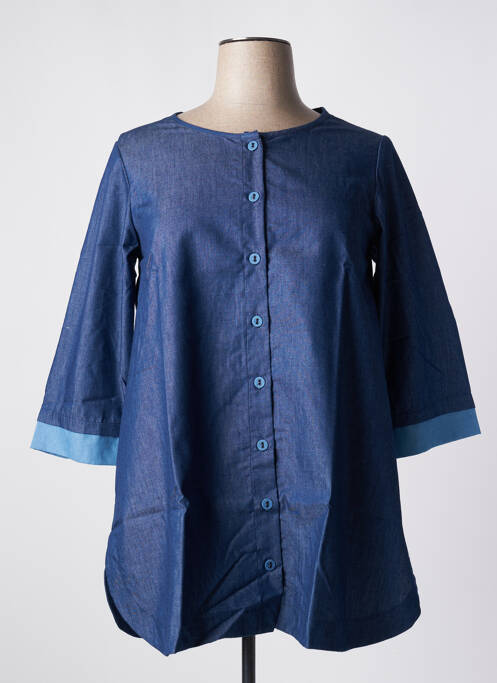 Tunică mâneci lungi albastru G!OZE femeie