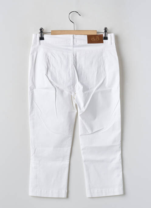 Pantalon trei sferturi alb PAUL BRIAL femeie