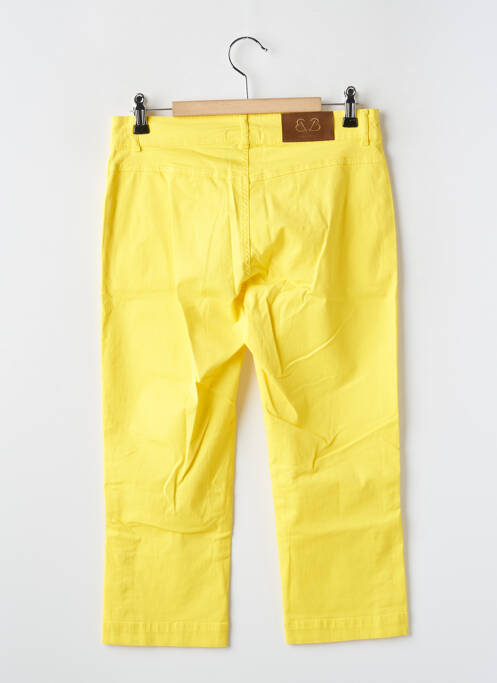 Pantalon trei sferturi galben PAUL BRIAL femeie