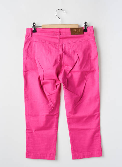 Pantalon trei sferturi roz PAUL BRIAL femeie