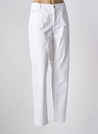 Pantalon slim alb PAUL BRIAL femme
