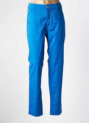 Pantalon slim albastru PAUL BRIAL femeie