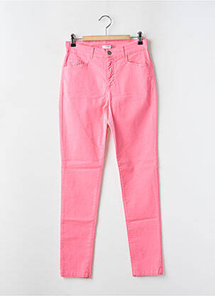 Pantalon slim roz PAUL BRIAL femeie