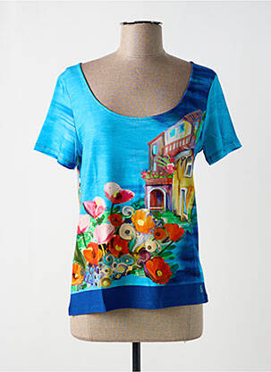 Tricou albastru PAUL BRIAL femme