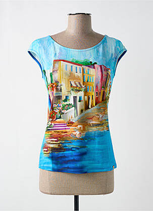 Tricou albastru PAUL BRIAL femeie