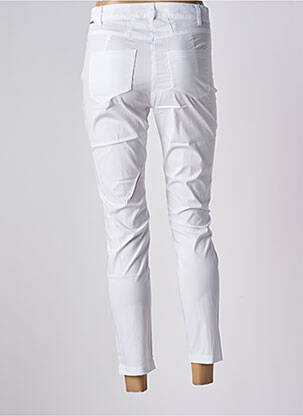 Pantalon slim alb MALOKA femeie