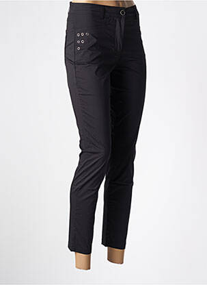 Pantalon slim negru MALOKA femeie