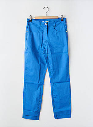 Pantalon slim albastru MALOKA femeie
