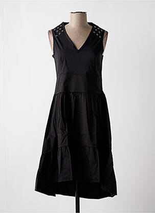 Rochie midi negru MALOKA femeie