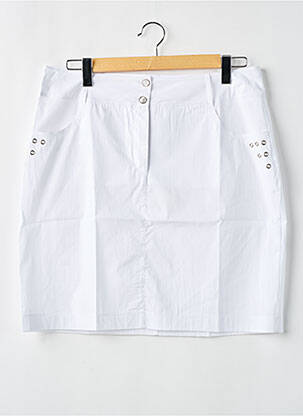 Fustă scurtă alb MALOKA femeie