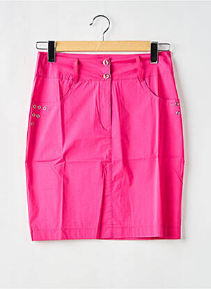 Fustă scurtă roz MALOKA femeie