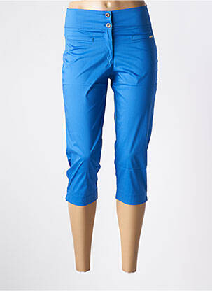 Pantalon trei sferturi albastru MALOKA femeie