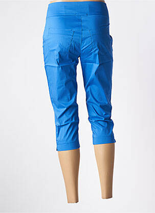 Pantalon trei sferturi albastru MALOKA femeie