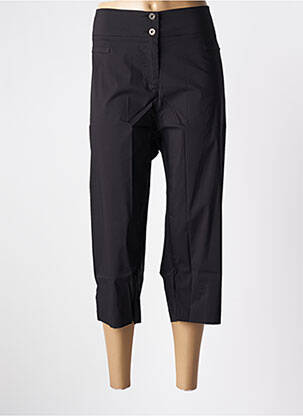 Pantalon trei sferturi negru MALOKA femeie