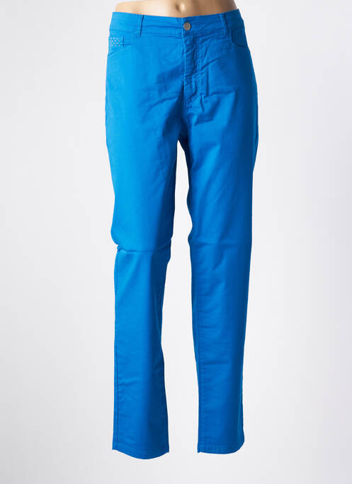 Pantalon slim albastru PAUL BRIAL femeie