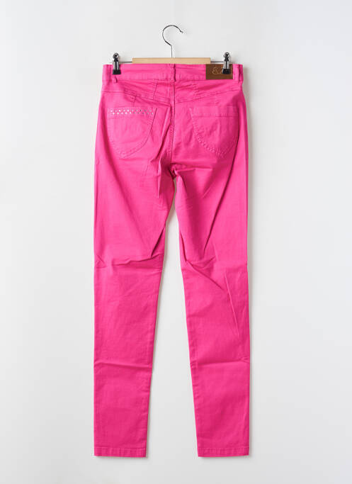 Pantalon slim roz PAUL BRIAL femeie